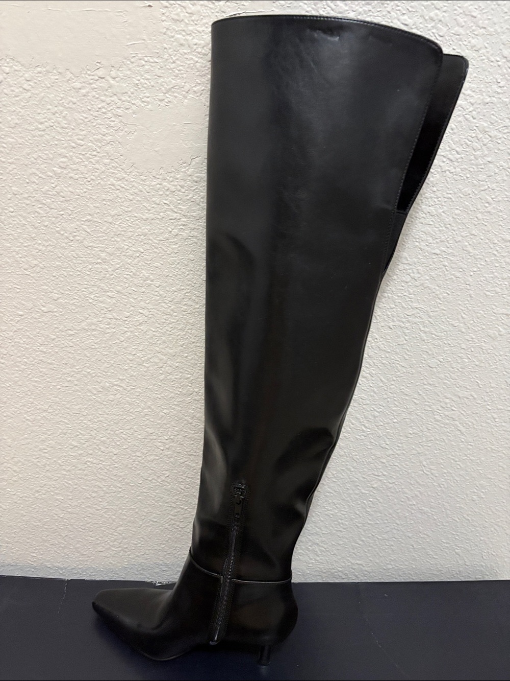 Over-the-Knee Boots with Pointed Toe